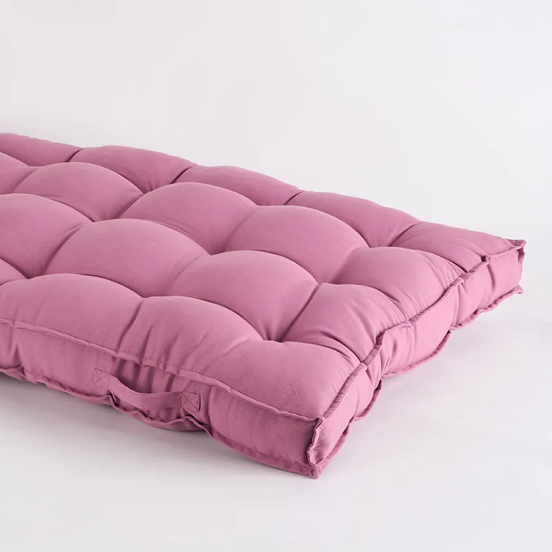 Pawdium Solid Cotton Floor Cushion - Lavender media 3