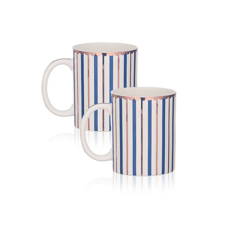 Javira Ceramic Coffee Mug (270 mL Each) - Set Of Two media 4