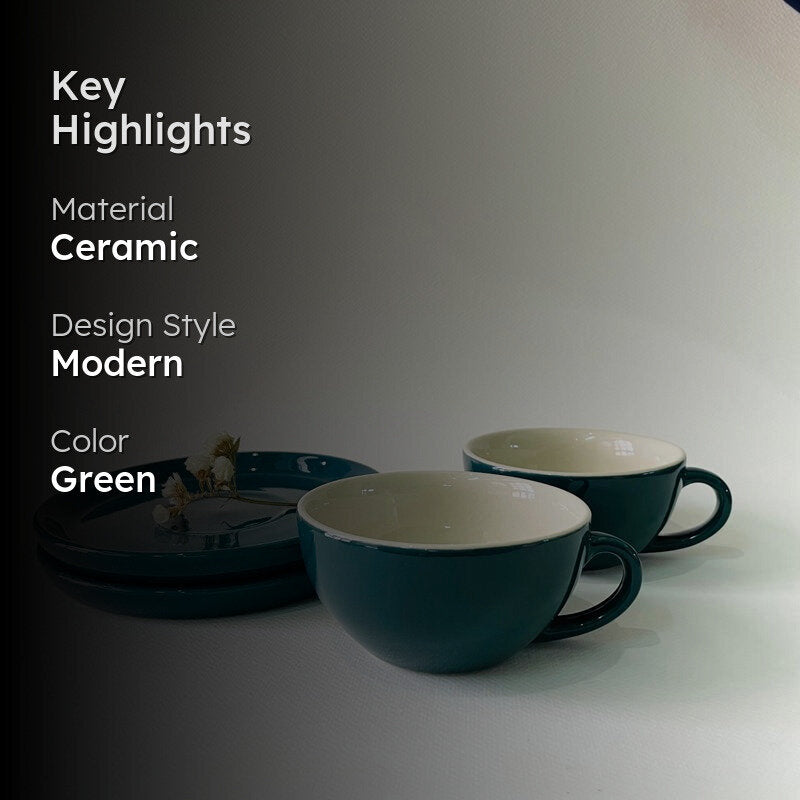Zenona Cup & Saucer - Set Of Two media 2