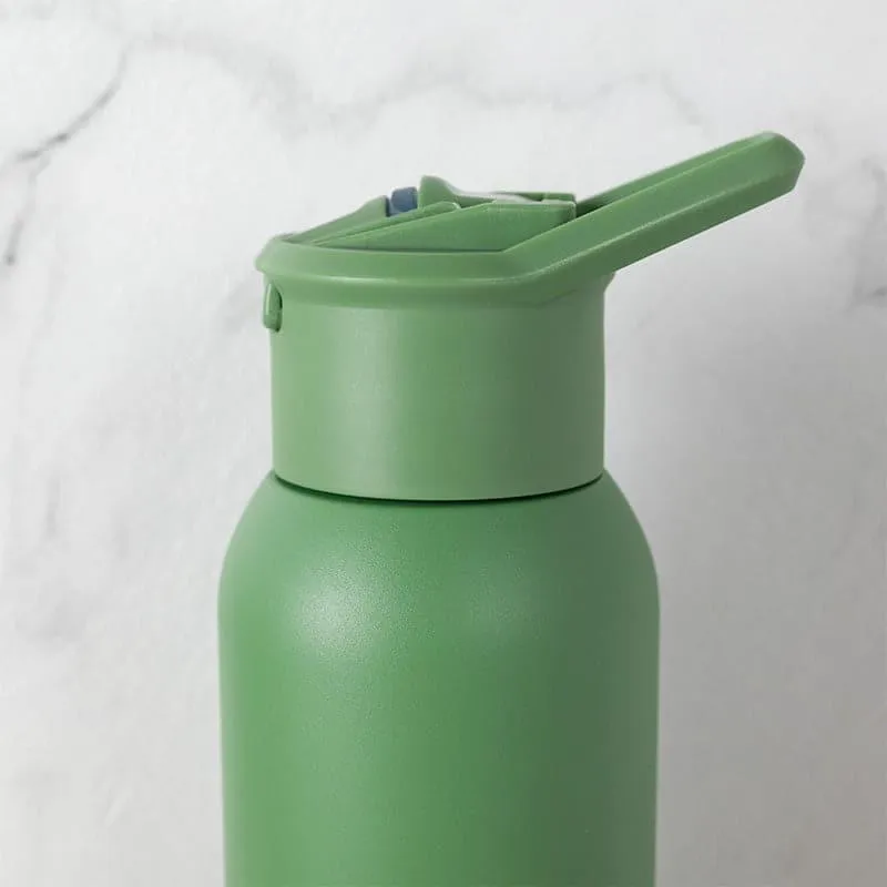 Drinko Fantasia Hot & Cold Thermos Water Bottle (Green) - 630 mL media 5