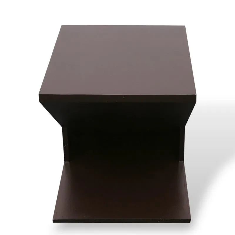 Rverox Sheesham Wooden Side & Bedside Table - Black media 4