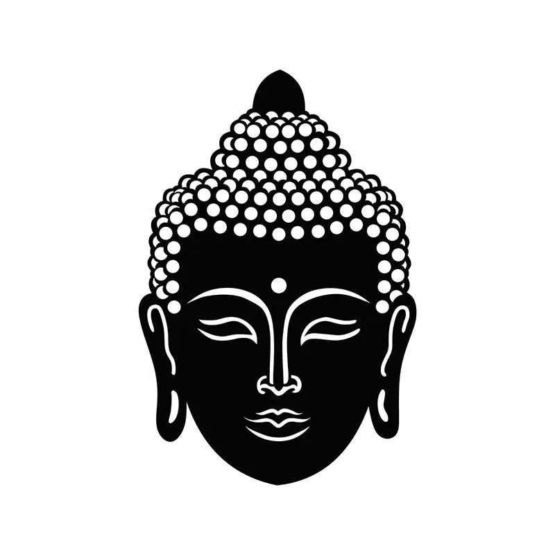 Buddha Black Iron Wall Accent media 3