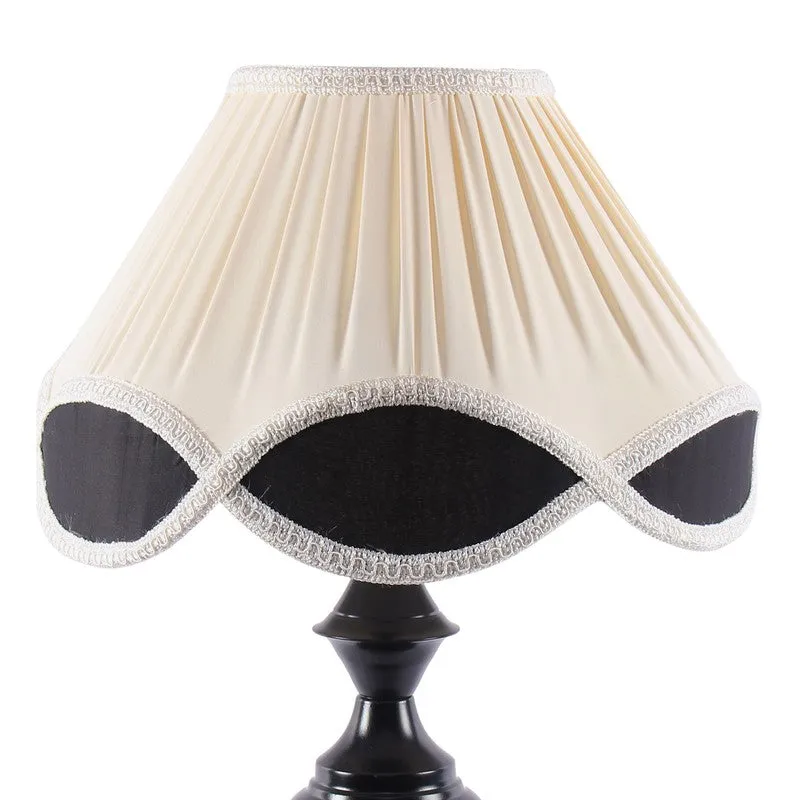 Glowforge Cotton Table Lamp With Iron Base - Ivory media 7