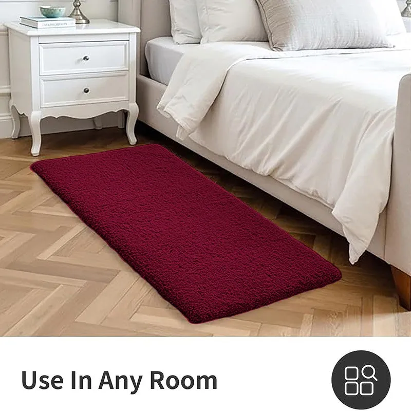 BathEase Anti Skid Runner Rug - Red media 5