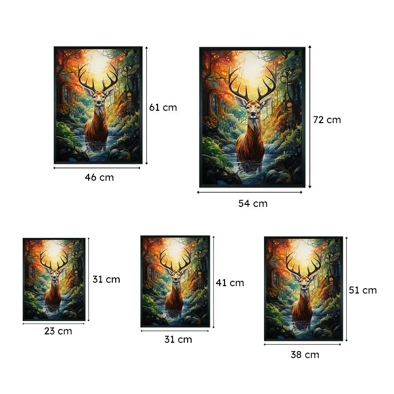 Wild Deer Canvas Wall Art media 8
