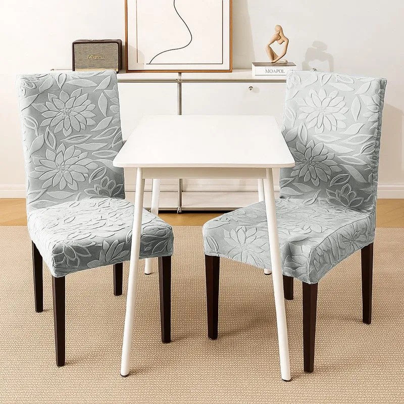 Serena Chair Cover (Light Grey) - Set Of Two media 1