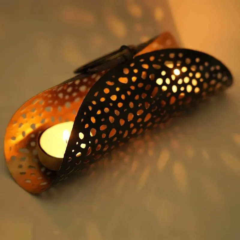 Jali Shadow Tealight Holder media 3