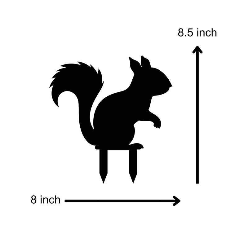 Squirrel Nibble Garden Stake - Set Of Three media 5
