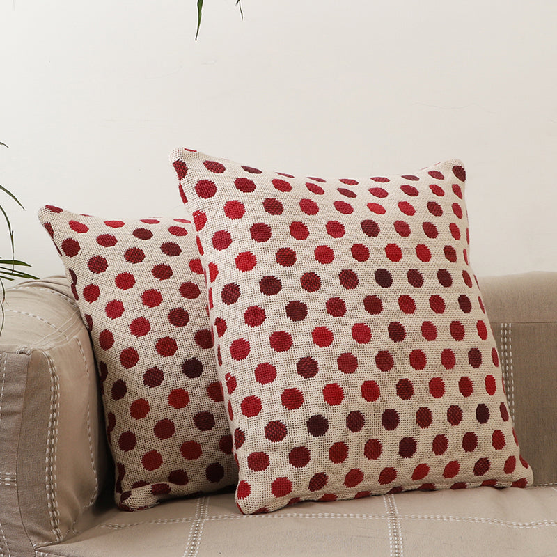 Tokyo Rain Printed Cotton Cushion Cover - Set Of Two media 2