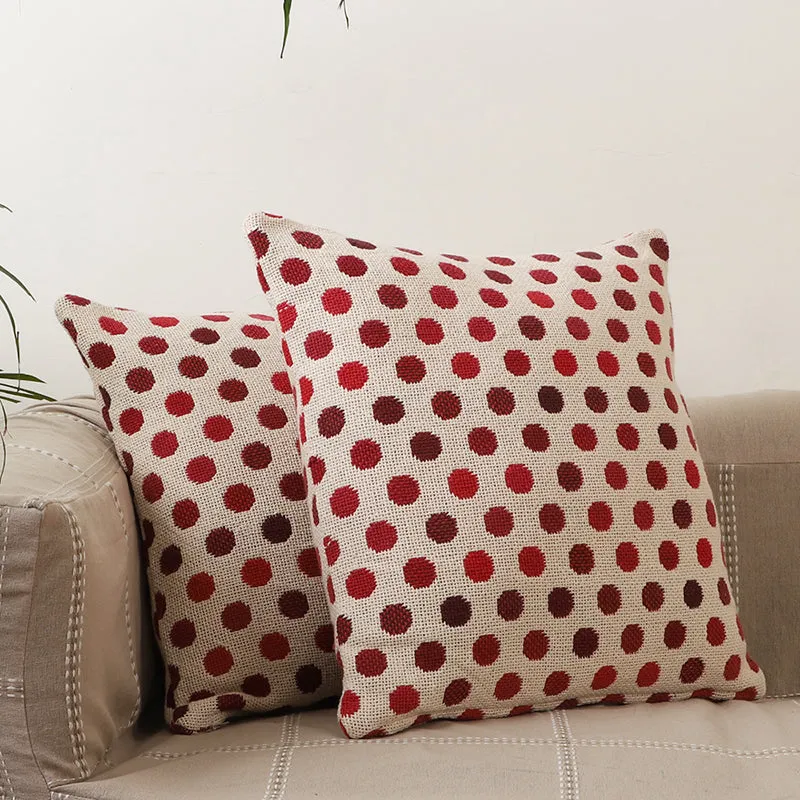 Tokyo Rain Printed Cotton Cushion Cover - Set Of Two media 2