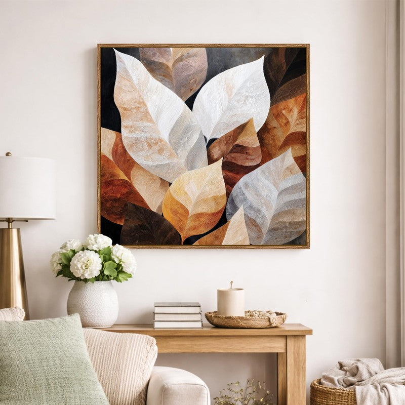 Wild Foliage Canvas Wall Art With Frame