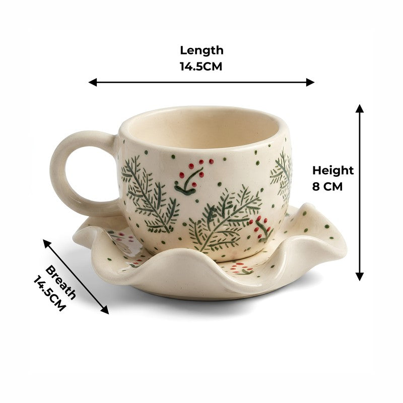 Florelle Ceramic Cup & Saucer - 200 mL media 6