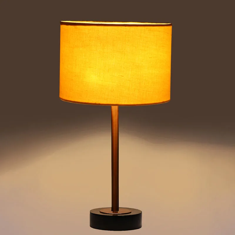Cotin I Rodin Wooden Table Lamp - Yellow,Copper,Black media 6