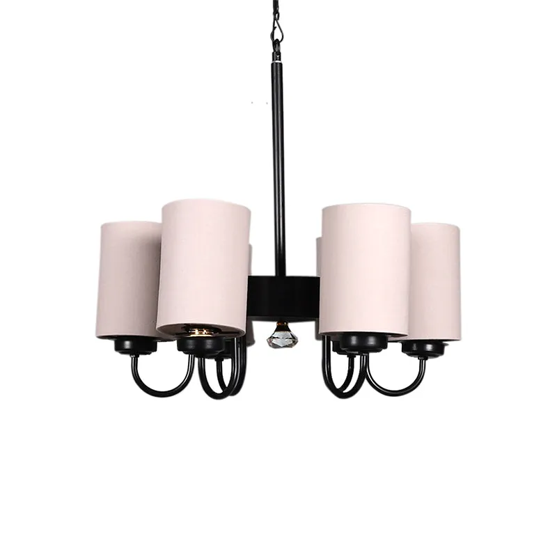 Viya Cylindrical Ceiling Lamp - Grey media 4