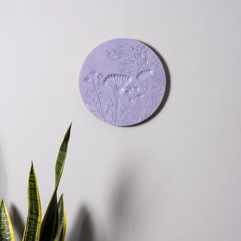 Purple Haze Wooden Wall Plates - Set Of Three media 3
