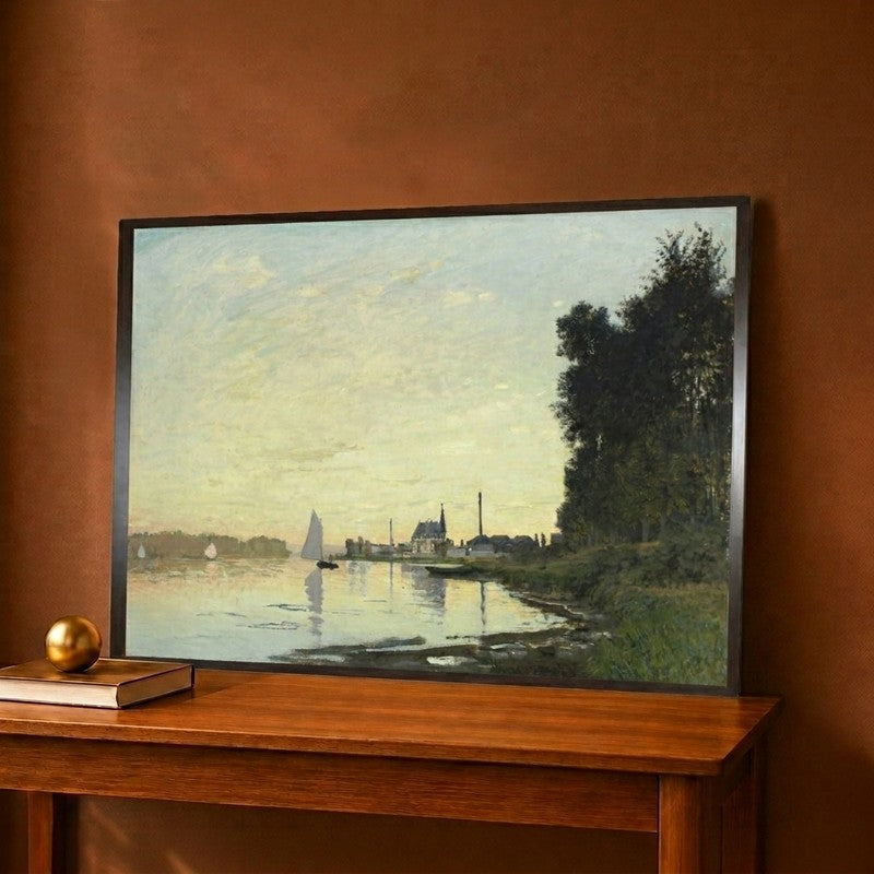 Argenteuil Late Afternoon Canvas Wall Painting - 12 x 9 Inches