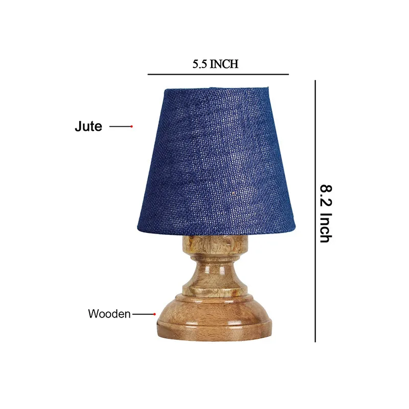 Harolda Jute Table Lamp - Blue,Brown media 5