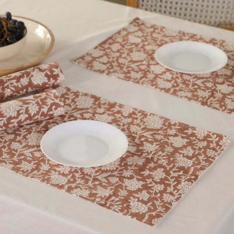 Rustic Indian Canvas Table Mats - Set Of Four media 7