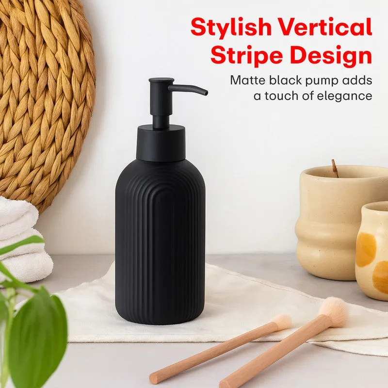 Rioware CalmCurve Liquid Soap Dispenser (300 ML) - Black media 4