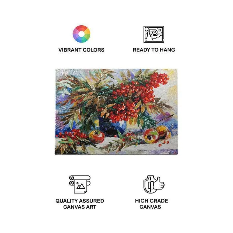 Still Life Art Canvas Wall Painting - Gallery Wrap media 4