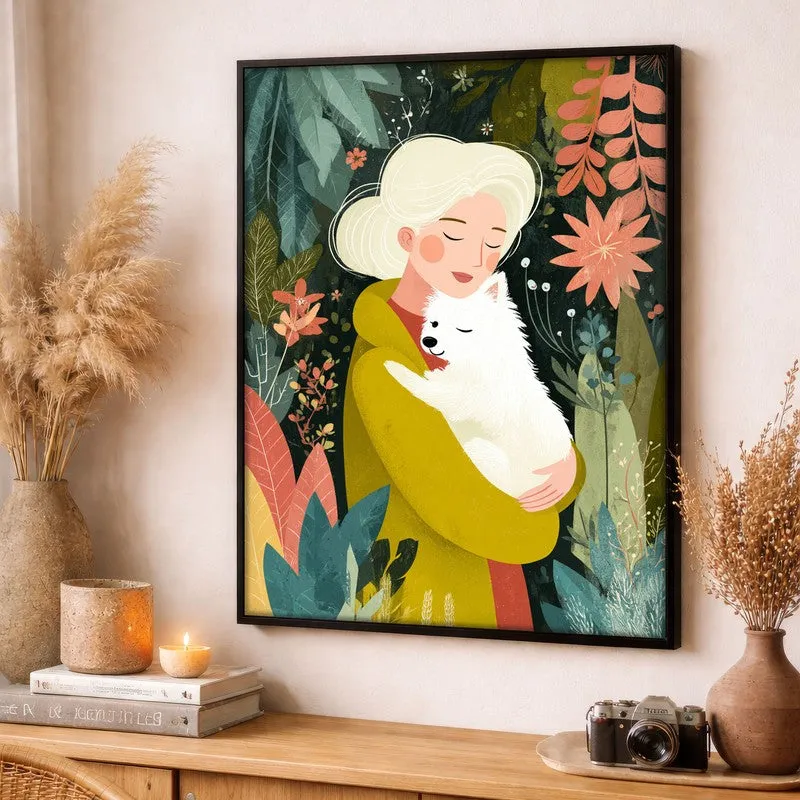 Elowyn Canvas Wall Painting With Black Frame media 3
