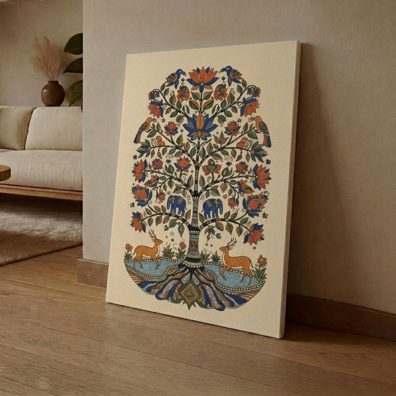 Mystic Ethnic Canvas Wall Art