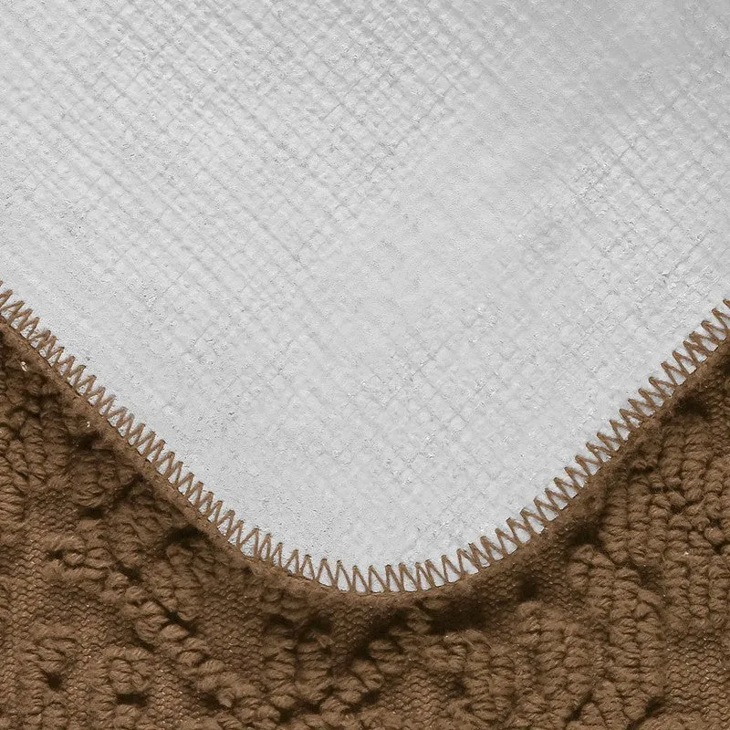 GentleStep Cotton Bath Mats (Brown) - Set of Two media 7