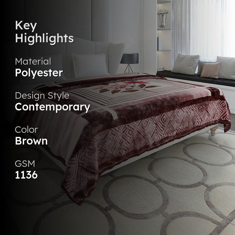 Monte Carlo Blossom Harmony Blanket - 1136 GSM media 2