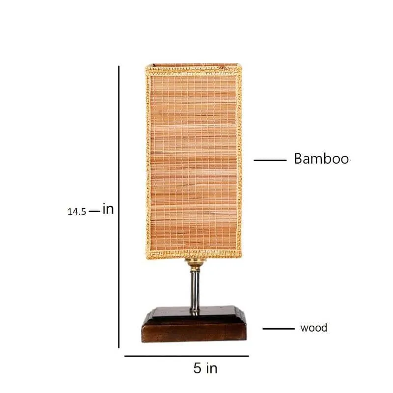 Sikoya Bamboo Table Lamp - Beige,Black media 6