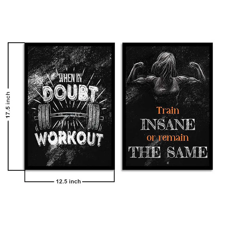 Workout Wall Art - Set Of Two media 6