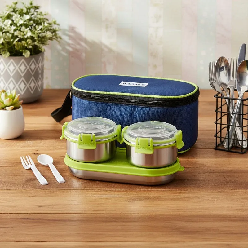 Zenvia Carry Lunch Box with Lunch Bag - Four Piece Set media 1