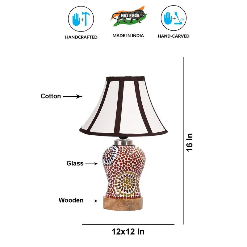 Aranya Wooden Table Lamp - Multicolor media 9