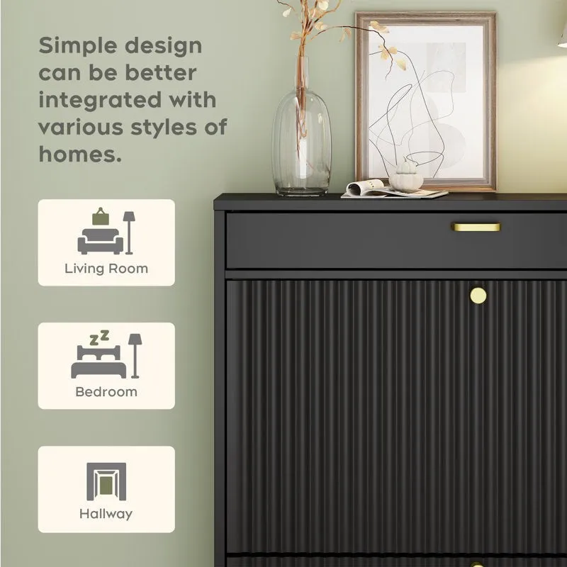 Orbit Metal Shoe Rack - Black media 7