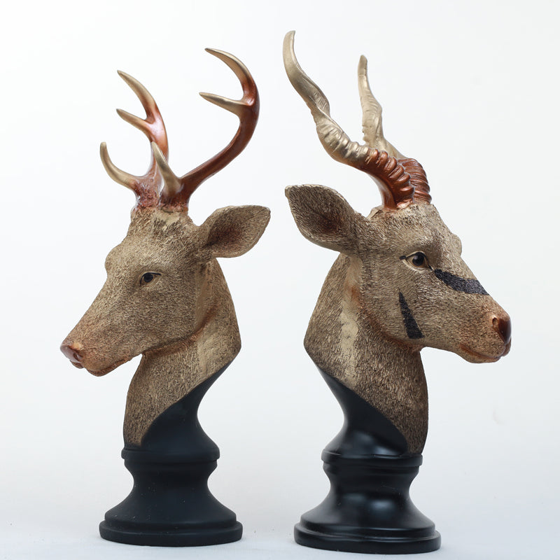 Deer Dream Showpiece - Set Of Two media 4