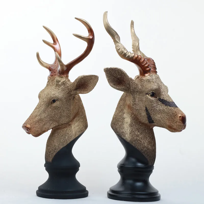 Deer Dream Showpiece - Set Of Two media 4