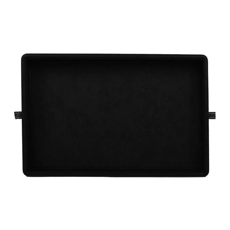 Elara Dote Serving Tray (Black) - Set Of Two media 3