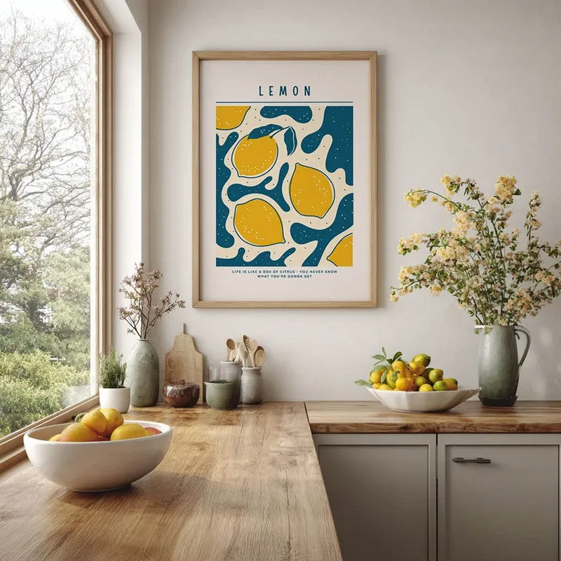 Abstract Lem Archival Canvas Wall Art - Brown media 6