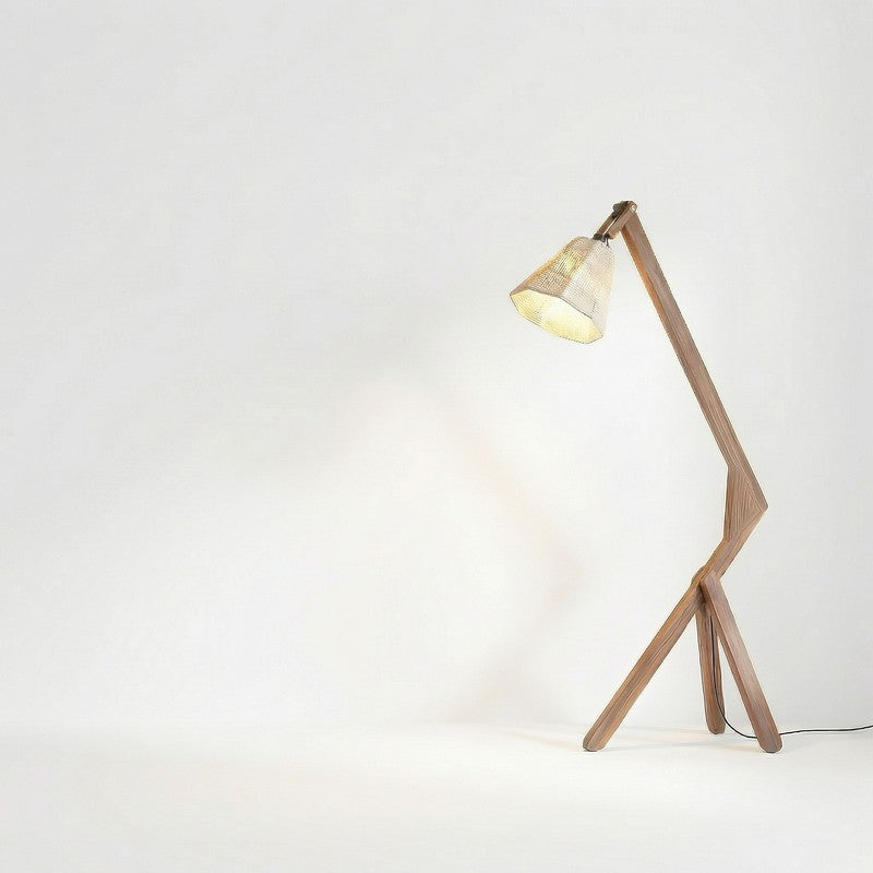 Faye Arched Wooden Floor Lamp media 7