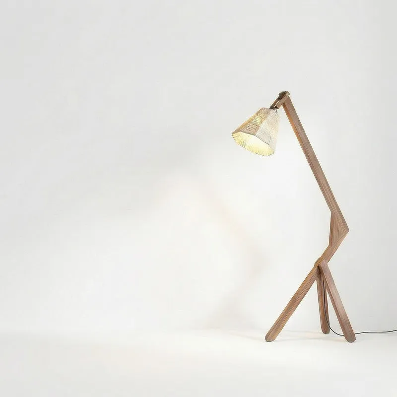 Faye Arched Wooden Floor Lamp media 7