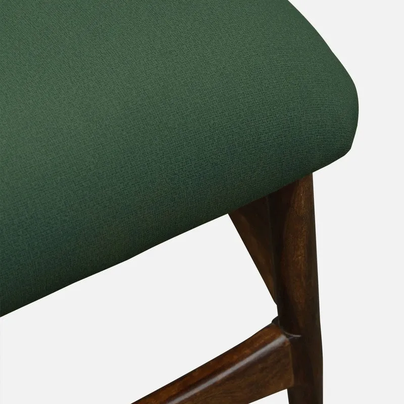 Racknest Rose Wood Accent Chair - Green media 9