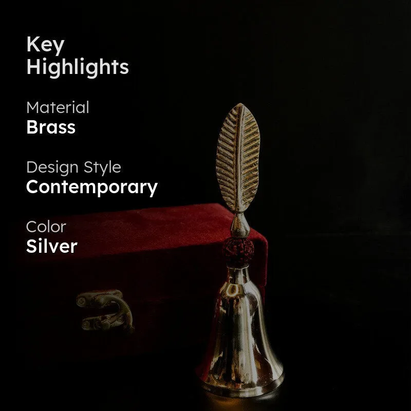 OmGhanta German Silver Pooja Bell media 2