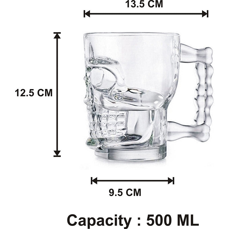 Skelta  Beer Mug (500 ML) Set Of Two media 7