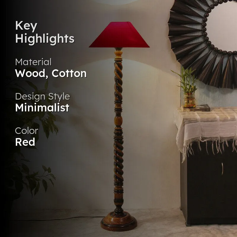 Majestic Aura Floor Lamp (Red) media 2