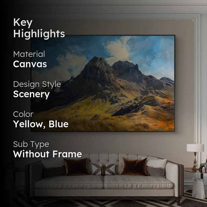 Mountains Of Vale Wall Painting media 2