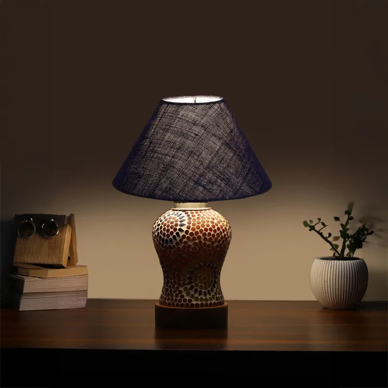 Baskira Wooden Table Lamp - Multicolor media 1