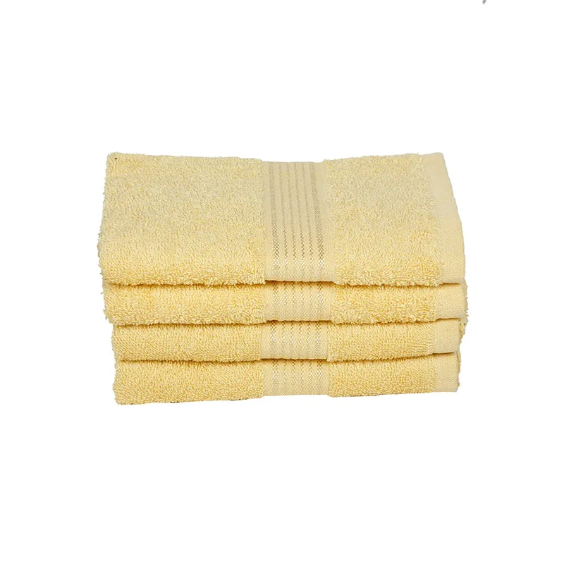 Eva Quick Dry Hand Towel (Yellow) - Set Of Four media 4