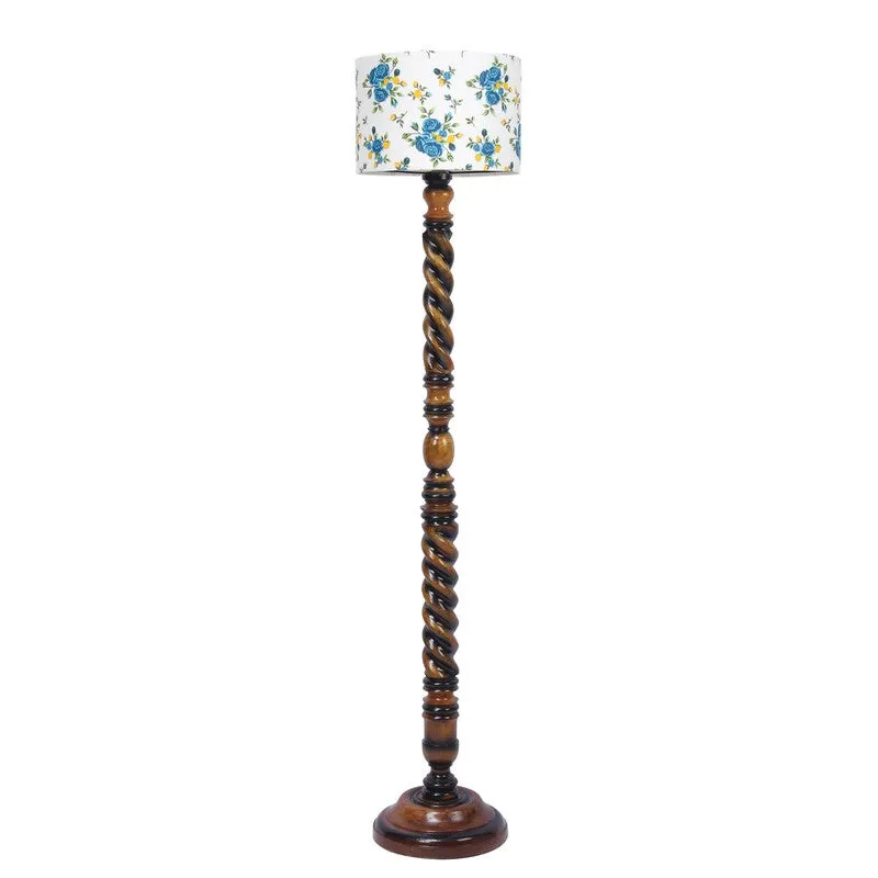 HaloCylinder Floor Lamp (Floral) media 6
