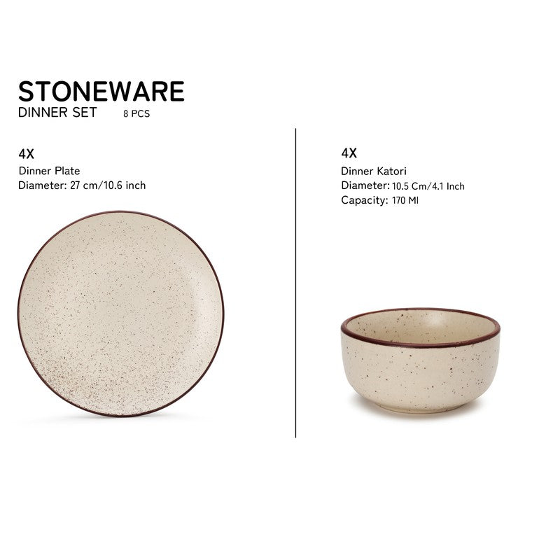 Kestha Dinnerware (Beige) - 8 Piece Set media 7