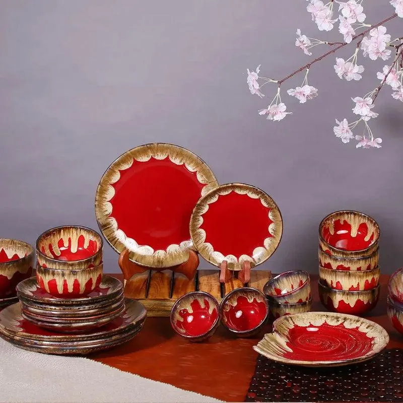 Gramae Handmade Dinner Set - 28 Piece Set media 1