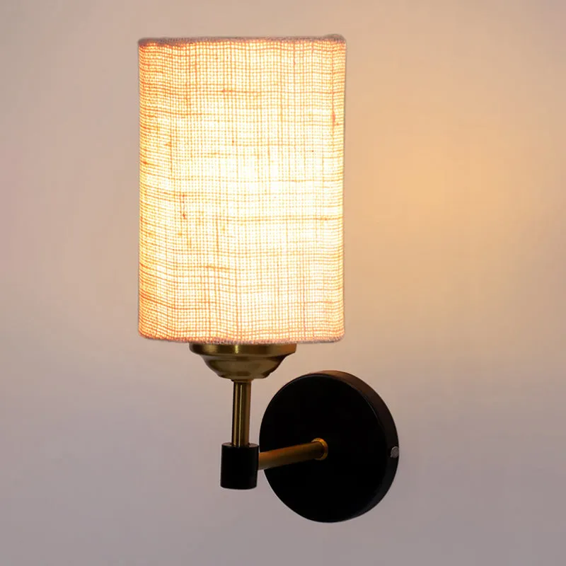 Sienna Sleek Jute Wall Lamp - Ivory media 4